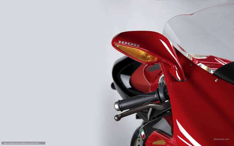 Red Motorcycle Front