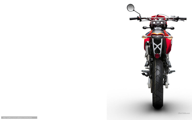 Red Motorcycle Front View — Neutral, Photograph, Handlebars, Headlight, Wheel