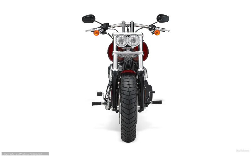 Red Motorcycle Front View — Neutral, Photograph, Handlebars