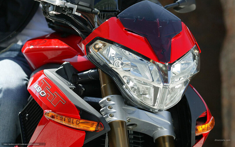 red motorcycle front view