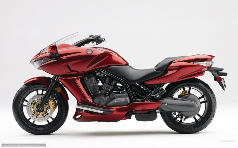 Red Motorcycle — Neutral, Photograph, Seat, Windshield