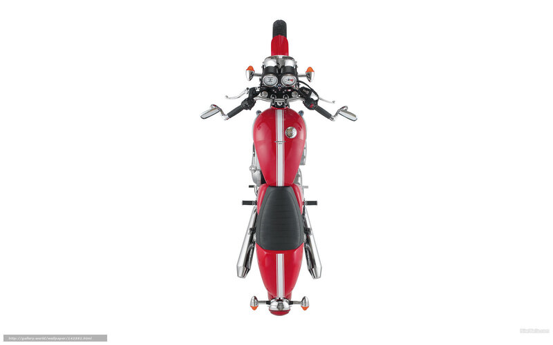 Red Motorcycle — Neutral, Photograph