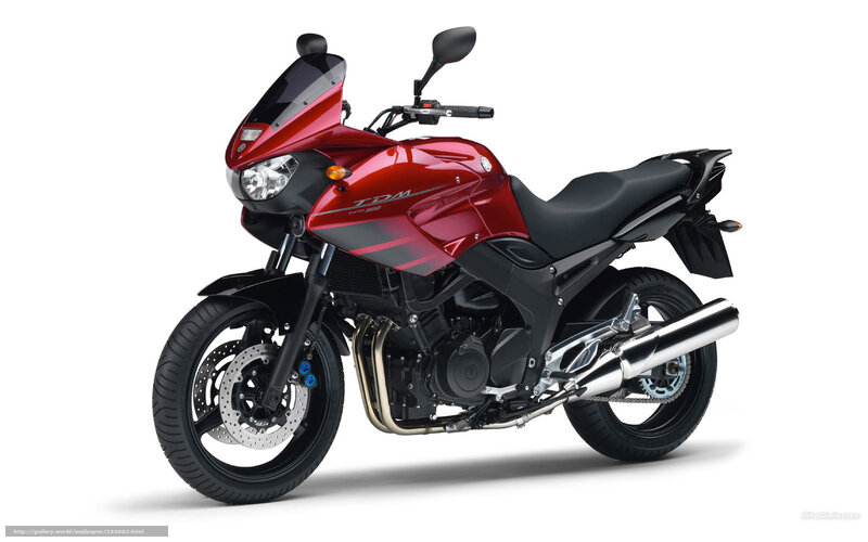 Red Motorcycle — Neutral, Photograph, Windshield, Exhaust Pipe