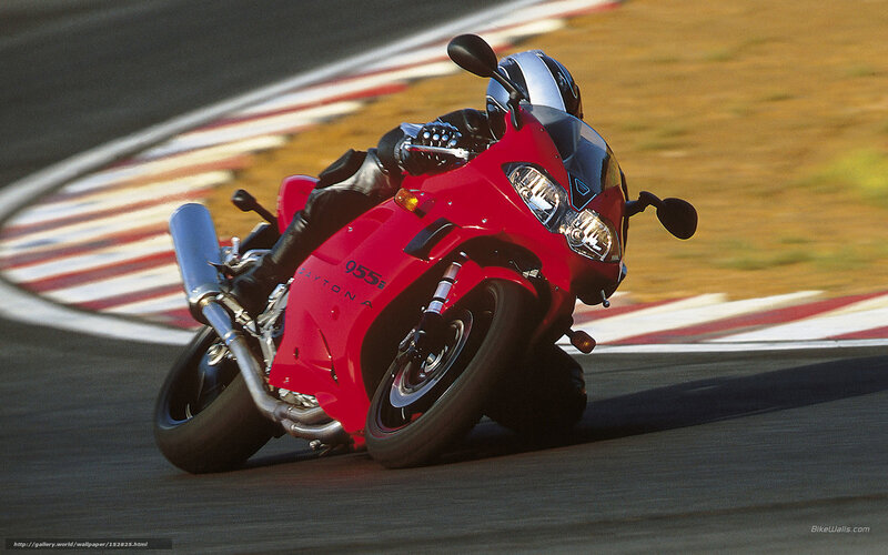 Red Motorcycle on Track — Dynamic