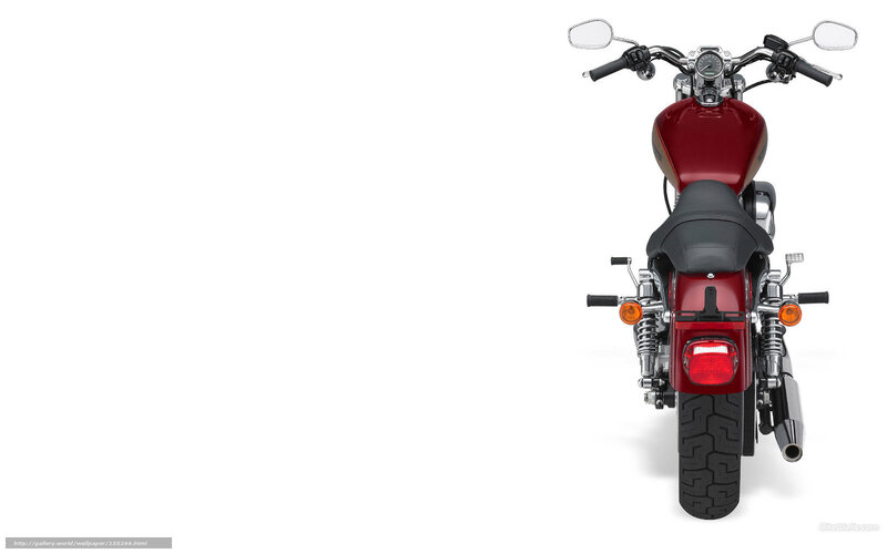 Red Motorcycle Rear View — Neutral, Photograph, Seat