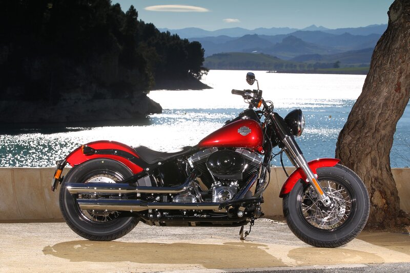 Red Motorcycle — Serene