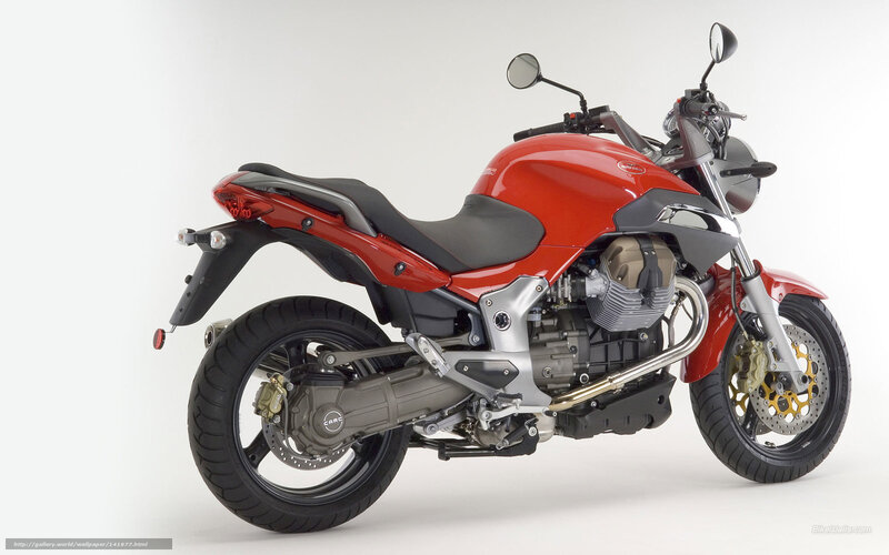 red motorcycle side view