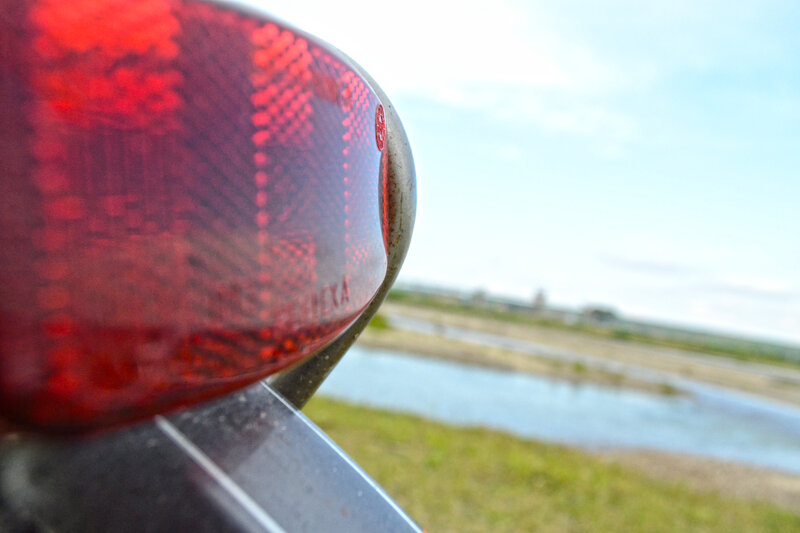 Red Motorcycle Taillight