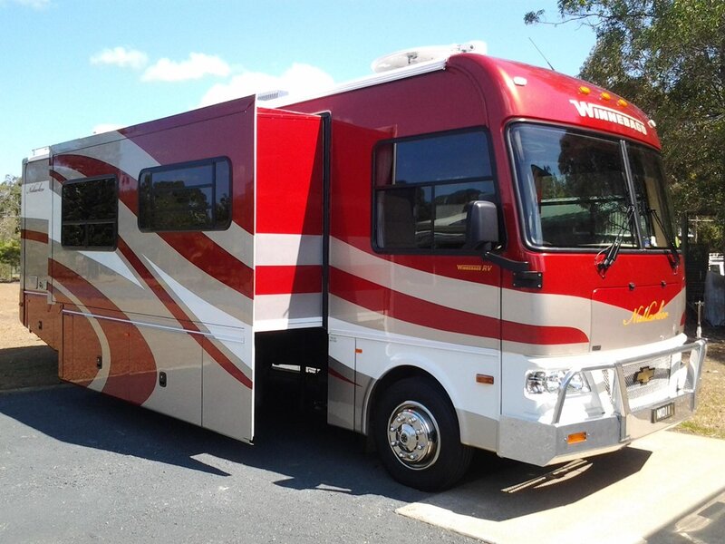Red Motorhome