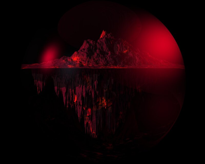 Red Mountain Landscape