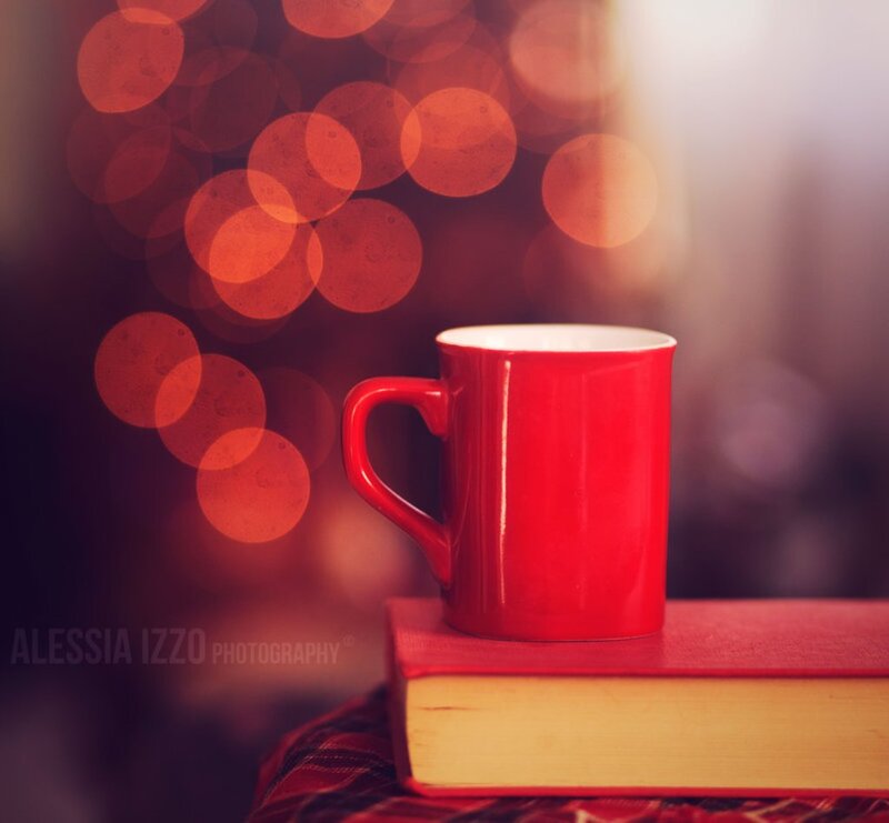 Red Mug on Book