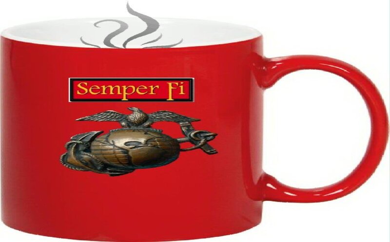 Red Mug with Emblem