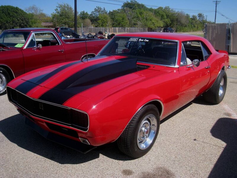 Red Muscle Car — Bright