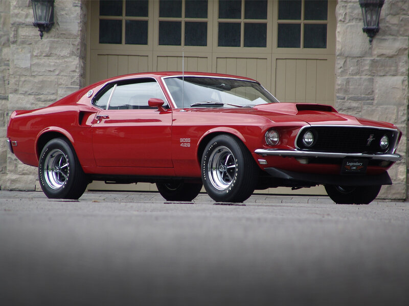 Red Muscle Car — Classic