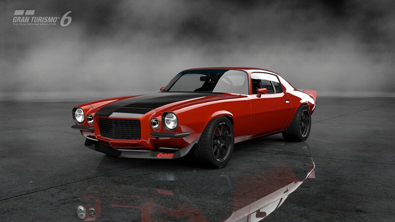 Red Muscle Car — Dramatic, 3d Render, Smoke