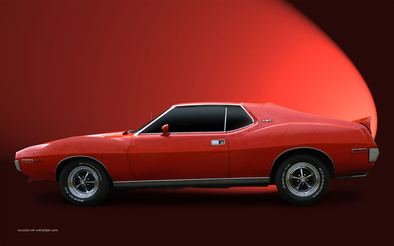 Red Muscle Car — Dramatic, Photograph, Tires