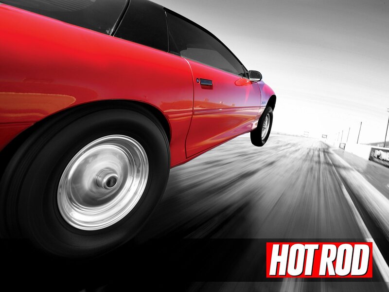 Red Muscle Car — Dynamic, Photograph