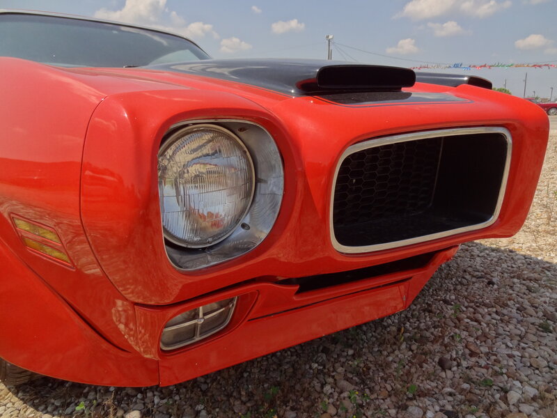 Red Muscle Car Front