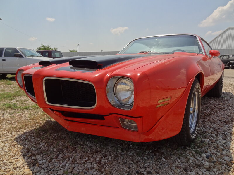 Red Muscle Car — Neutral, Afternoon