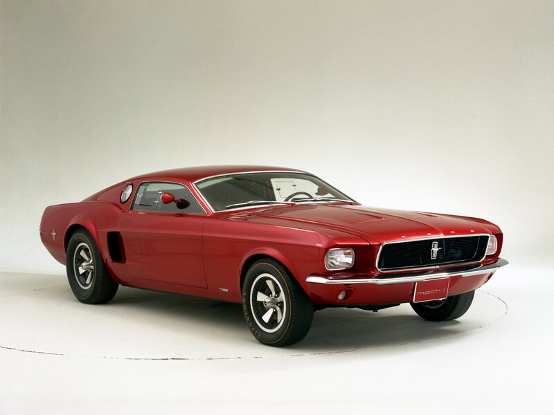 Red Muscle Car — Neutral, Photograph, Studio