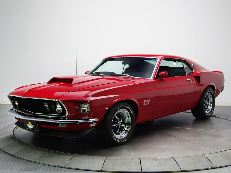 Red Muscle Car — Neutral, Photograph, Wheel