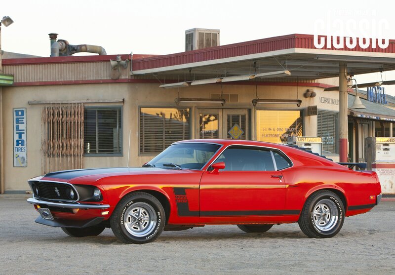 Red Muscle Car — Nostalgic