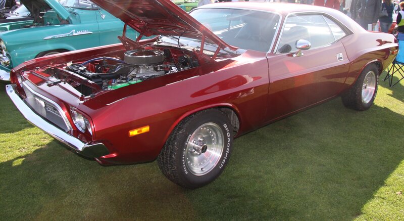 Red Muscle Car — Outdoor, Afternoon, Photograph