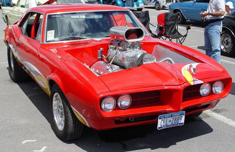 Red Muscle Car — Outdoor