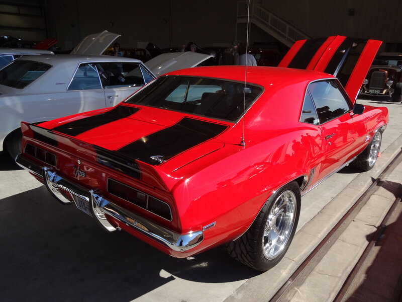 Red Muscle Car — Showcase, Afternoon, Photograph