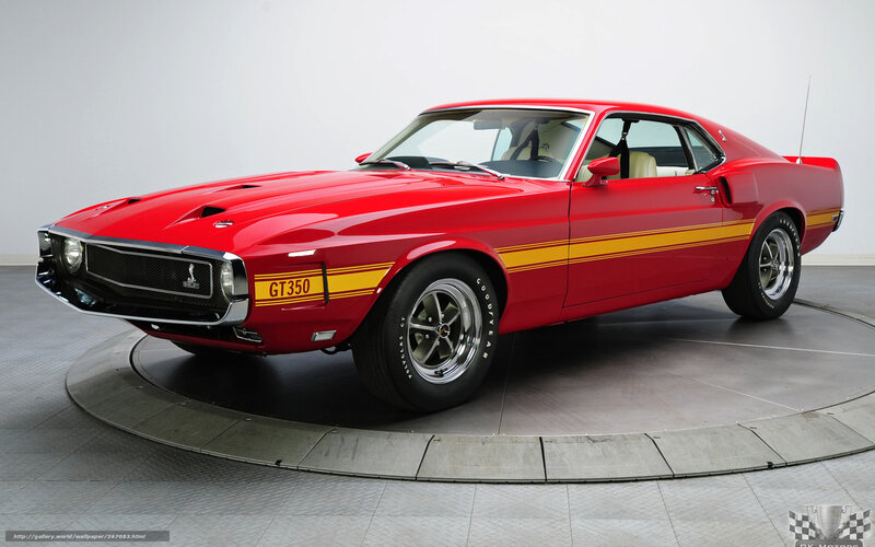 Red Muscle Car — Showcase, Photograph
