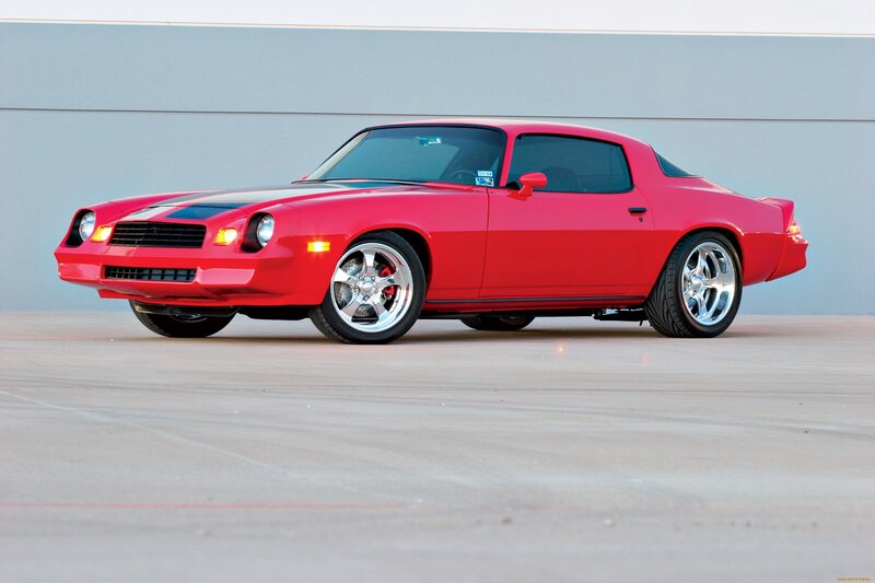 Red Muscle Car — Static, Afternoon, Photograph, Wheels