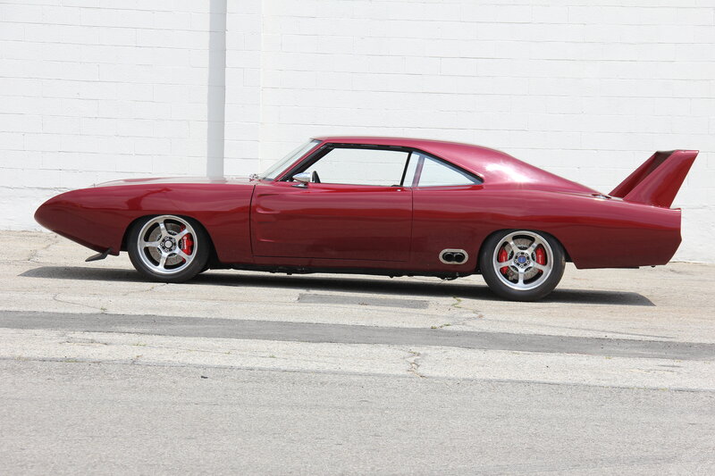 Red Muscle Car — Static, Afternoon