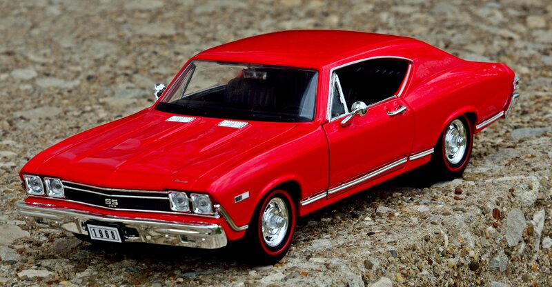 Red Muscle Car — Static, Photograph