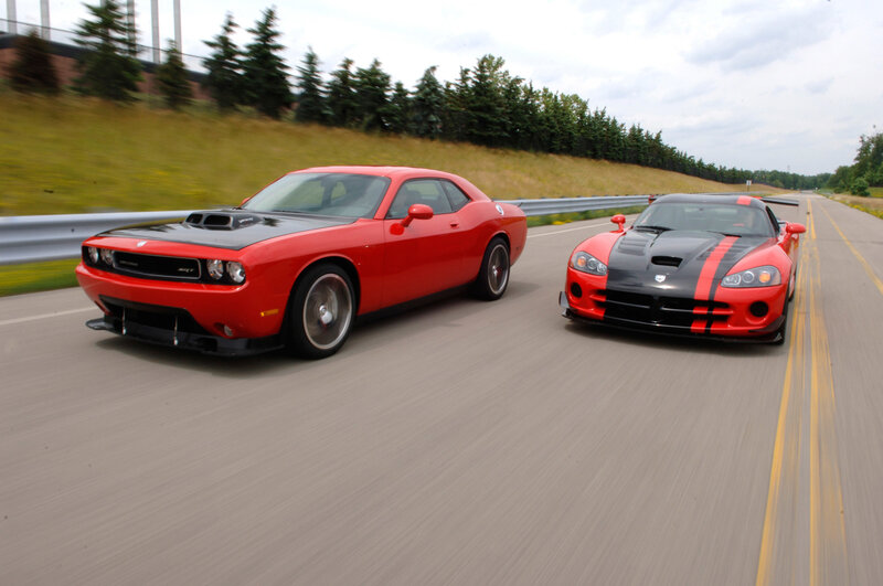 Red Muscle Cars — Dynamic