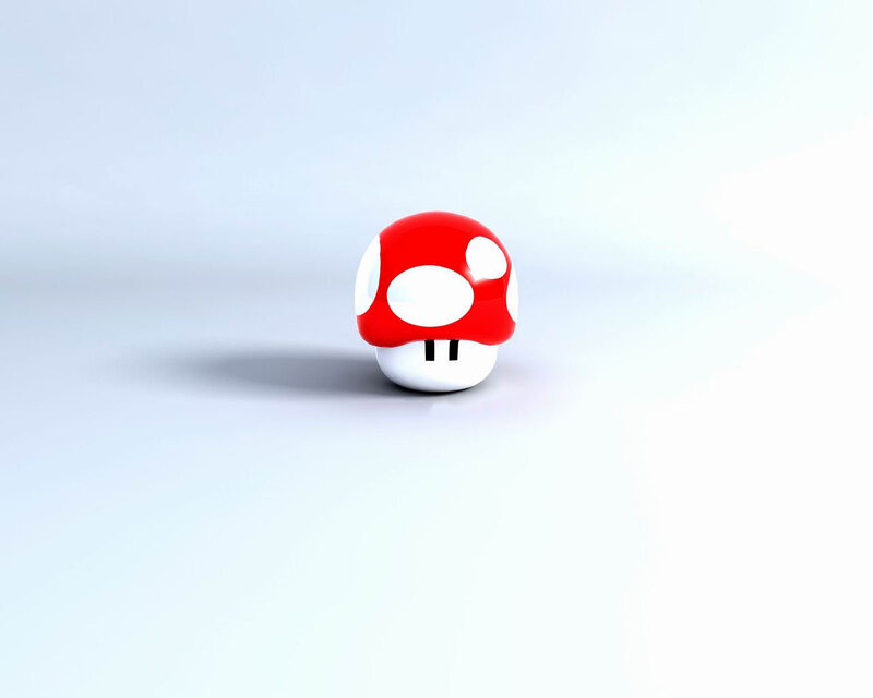 red mushroom character