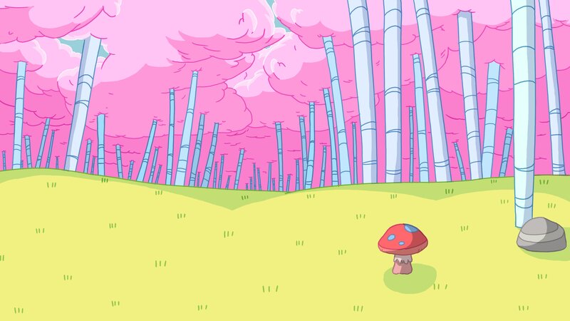 Red Mushroom in Field