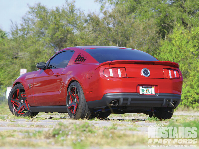 Red Mustang Car — Outdoor