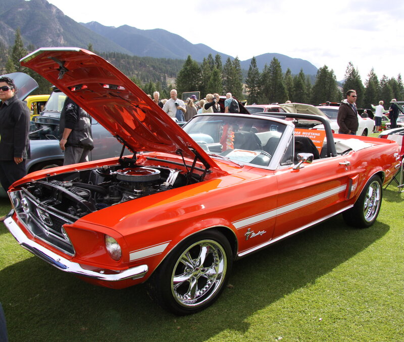 Red Mustang Convertible