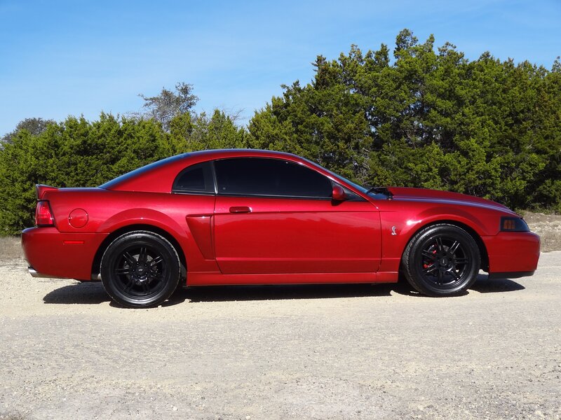 Red Mustang Coupe — Outdoor