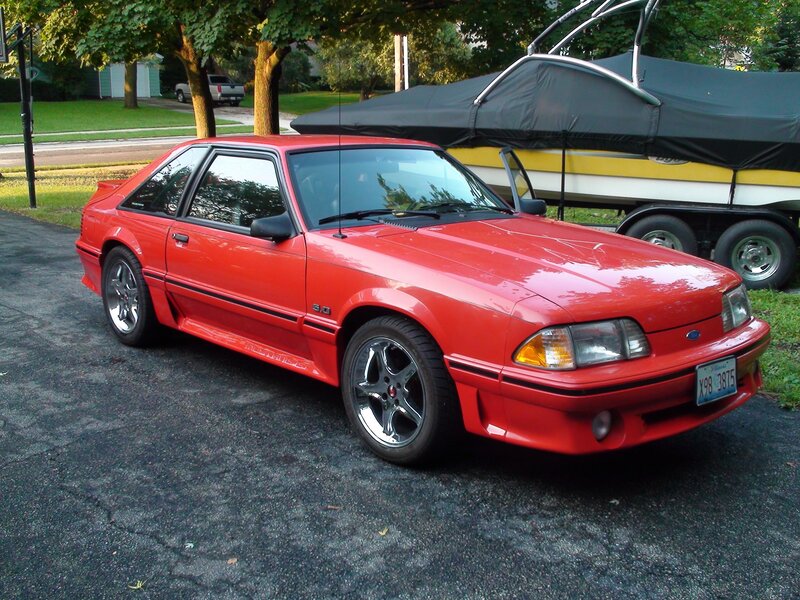 Red Mustang Foxbody