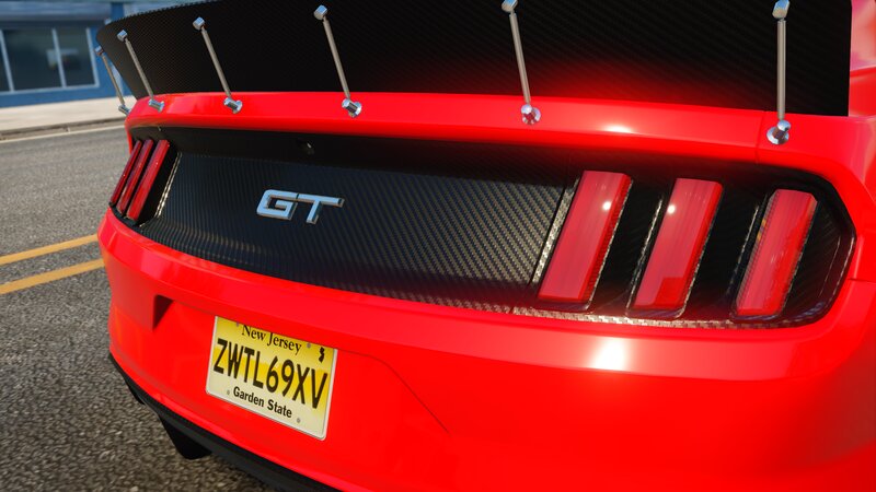 Red Mustang Gt — Neutral