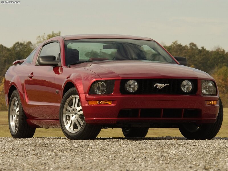 Red Mustang Gt