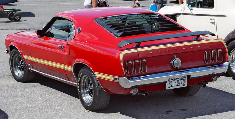 Red Mustang Mach 1