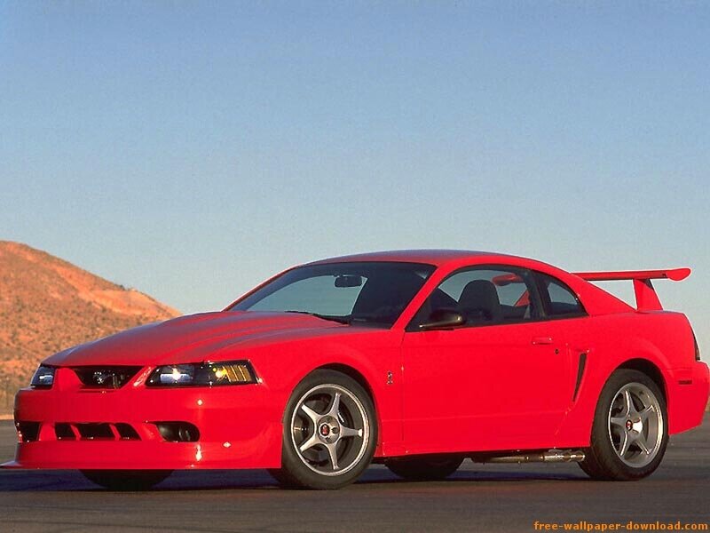 red mustang sports car