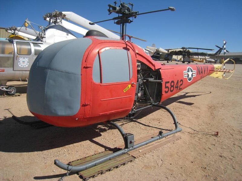Red Navy Helicopter