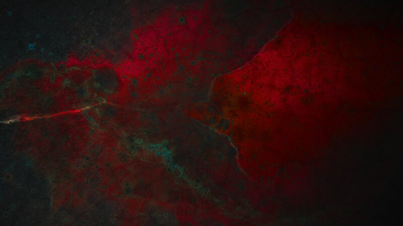 Red Nebula in Space — Dramatic, Digital Art, Stars, Cosmic Dust