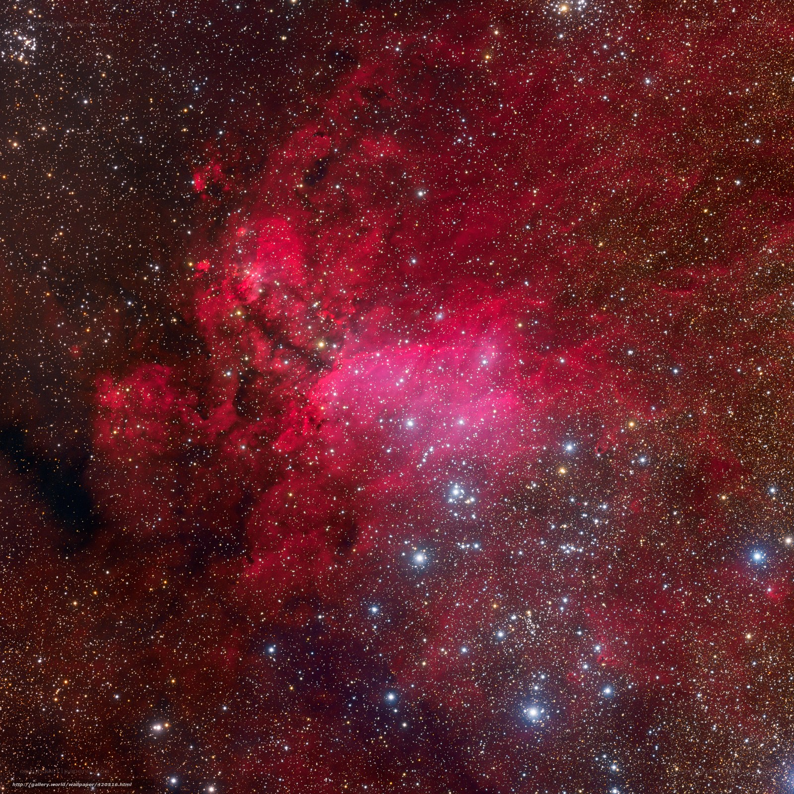 Red Nebula in Starfield
