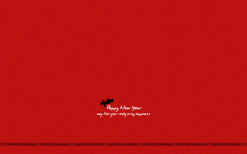 red new year greeting
