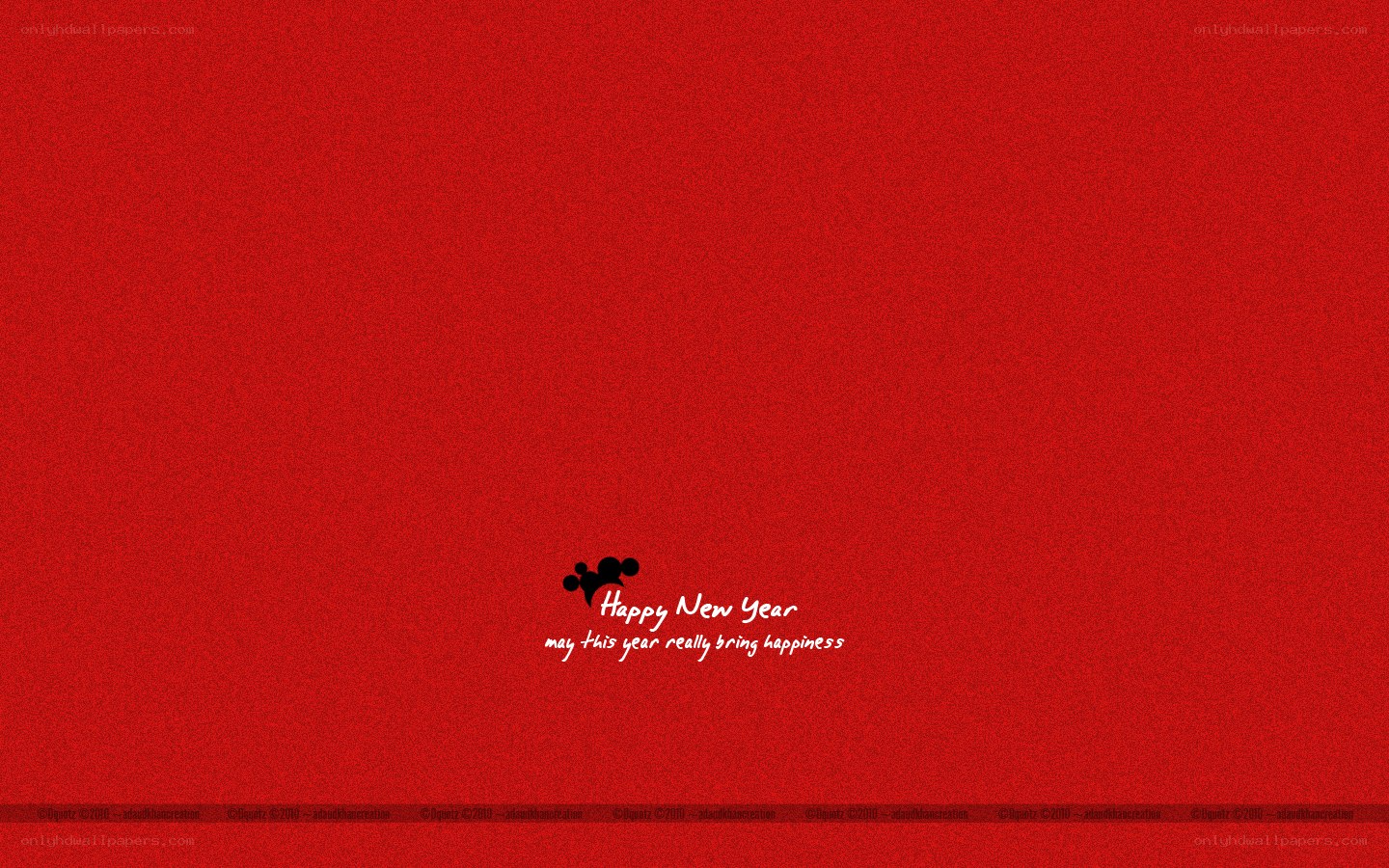 red new year greeting