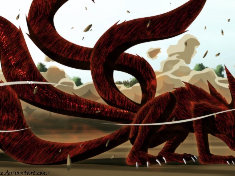 red nine-tailed fox
